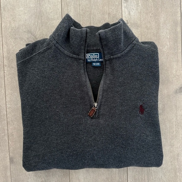 Polo Ralph Lauren men’s large 1/4 zip sweater
Gray - Picture 6 of 8
